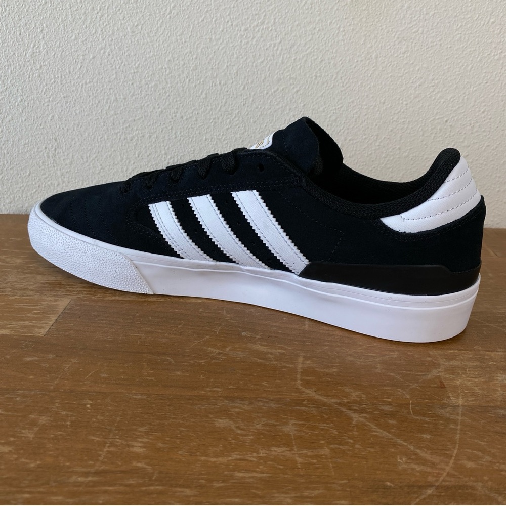 Adidas Busenitz Vulc II Black Suede White Skateboarding Shoe - Size 10 - Picture 10 of 13